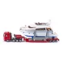 Siku nadrozmerný transportér s jachtou, model nadrozmerného transportéra, predmontovaný, 1:87, chlapec/dievča, 3 roky, 99 rokov