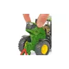Siku John Deere 6210R, model traktora, 3 roky, kov, plast, čierna, zelená