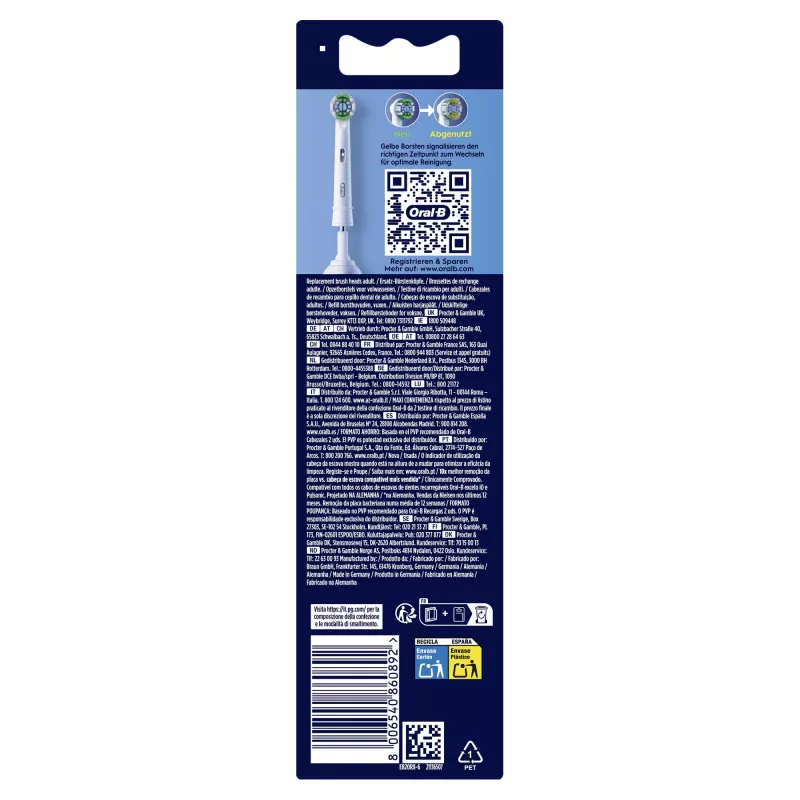 Náhradné kefky Braun Oral-B Pro Precision Clean balenie 6 ks