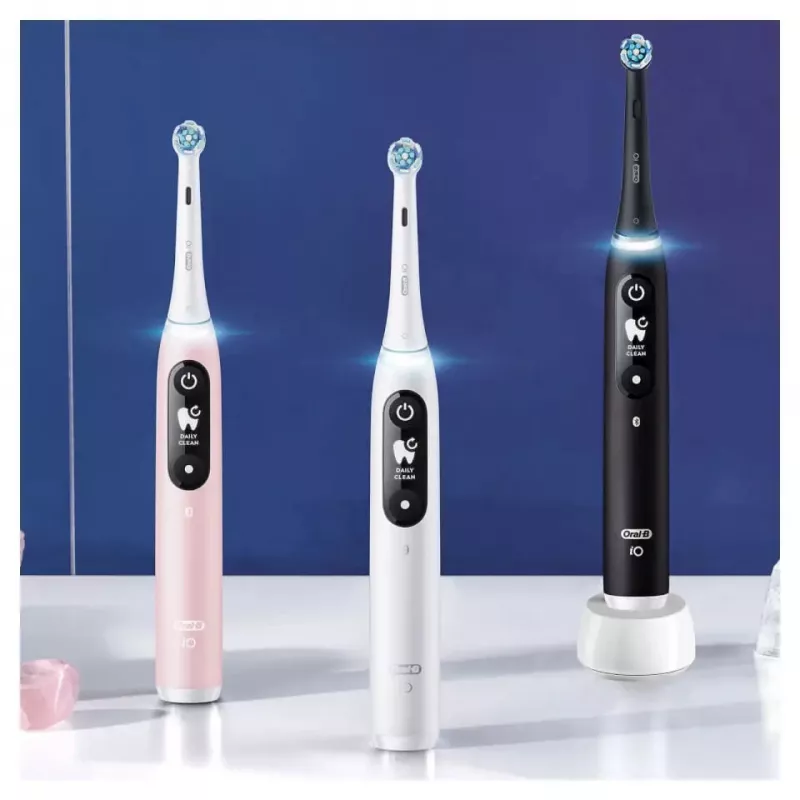 Oral-B iO Duo vibračná zubná kefka pre dospelých čierna, ružová