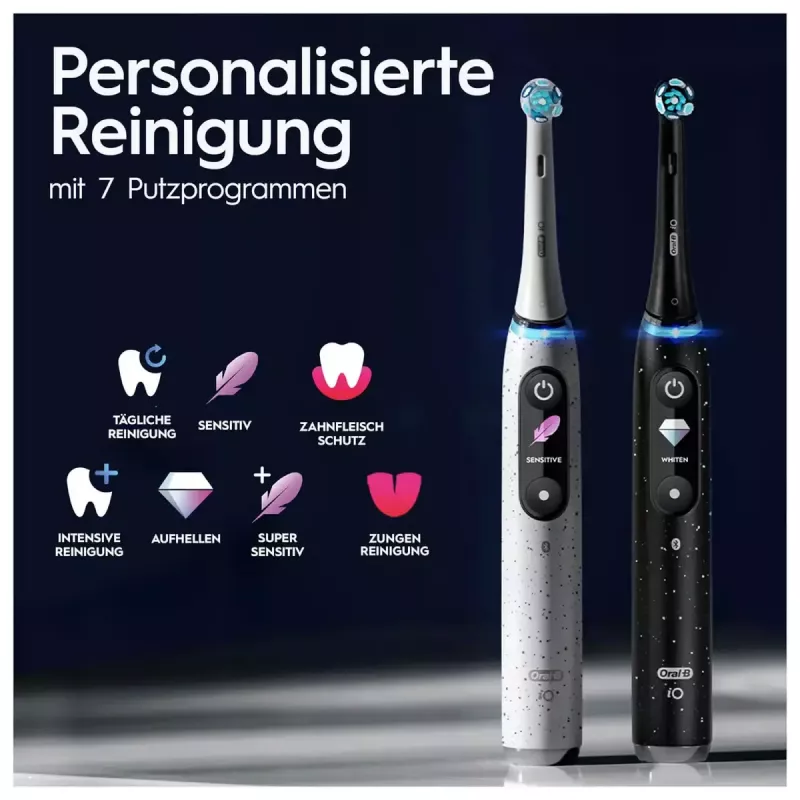 Oral-B iO iO10 rotačná zubná kefka pre dospelých čierna