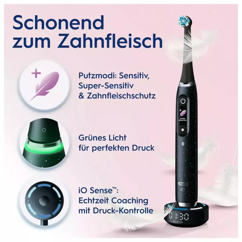Oral-B iO iO10 rotačná zubná kefka pre dospelých čierna
