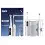 Oral-B iO6 elektrická zubná kefka s ústnou sprchou OxyJet, biela