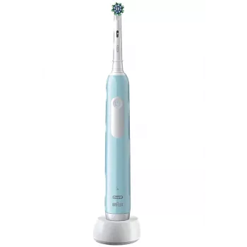 Oral-B Pro 1 Cross Action rotačná zubná kefka pre dospelých modrá, biela