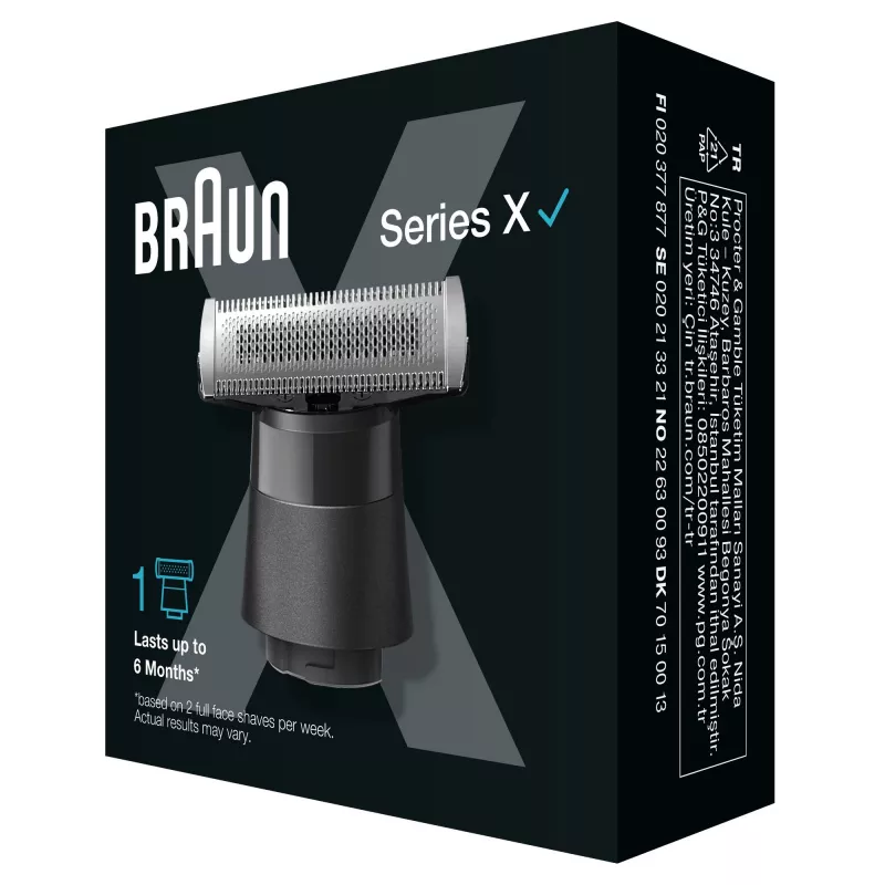 Hlava holiča Braun XT20 1 hlava čierna