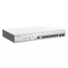 D-Link 10-portový Gigabit PoE+ Nuclias Smart Managed Switch vrátane 2x SFP portov