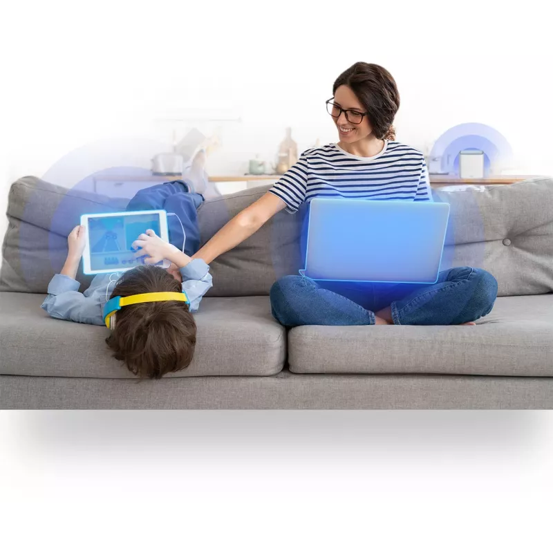 D-Link EAGLE PRO AI M32-2 AX3200 systém Mesh Wi-Fi 6 (2 ks), dvojpásmový, do 510 m², Gigabit LAN