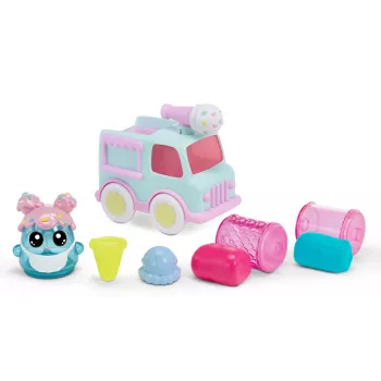 MGA Entertainment DohKins zmrzlinový voz a pekár, modelovacia sada, viacfarebná, dieťa, chlapec/dievča, 3 roky, 99 rokov