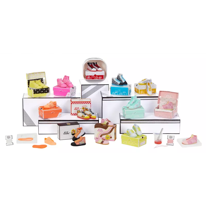 Miniverse Make It Mini Sneakers v PDQ, 8 rokov, viacfarebná, plast
