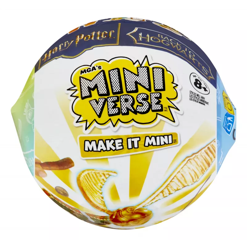 Miniverse Make It Mini Harry Potter Back to Hogwarts v PDQ, 8 rokov, Harry Potter, viacfarebná, plast