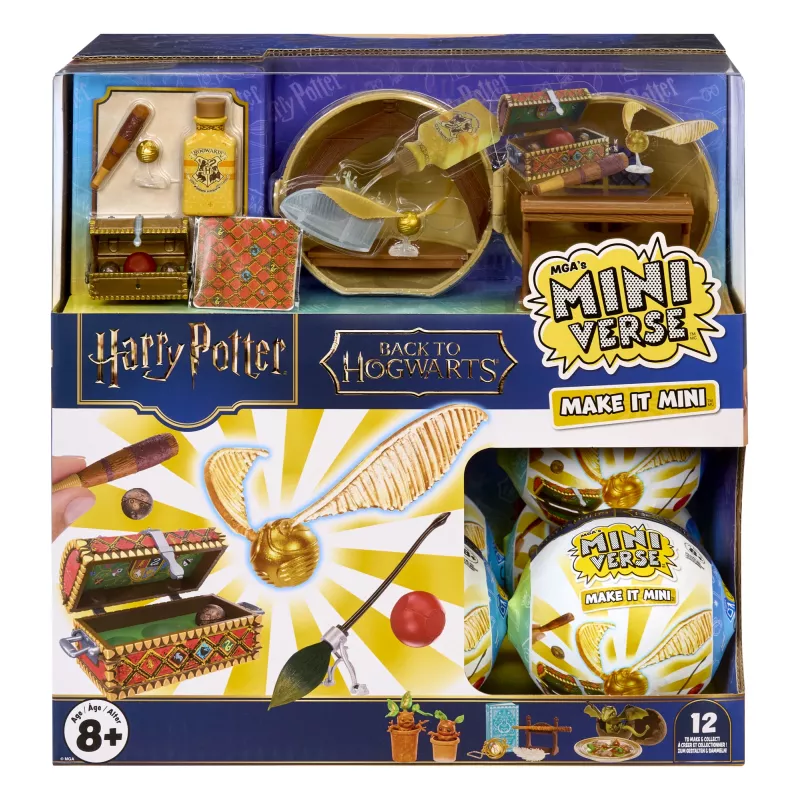 Miniverse Make It Mini Harry Potter Back to Hogwarts v PDQ, 8 rokov, Harry Potter, viacfarebná, plast