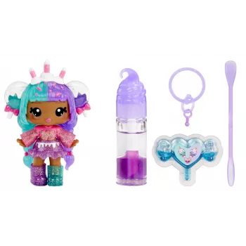 MGA Entertainment Yummiland Mystery Lip Gloss bábika - Carly Cakepop