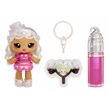 MGA Entertainment Yummiland Lip Gloss bábika Sour Sweeties - Misty Cakes