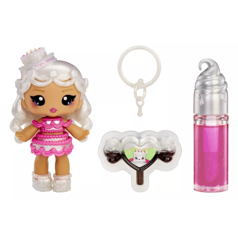 MGA Entertainment Yummiland Lip Gloss bábika Sour Sweeties - Misty Cakes
