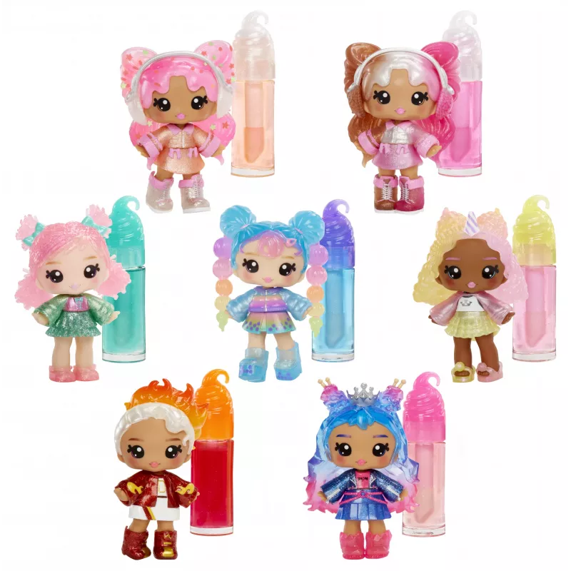 MGA Entertainment Yummiland Lip Gloss bábika Séria 2 - Mystery Chase 1 (Sprinkles/Ava Ice Cream)