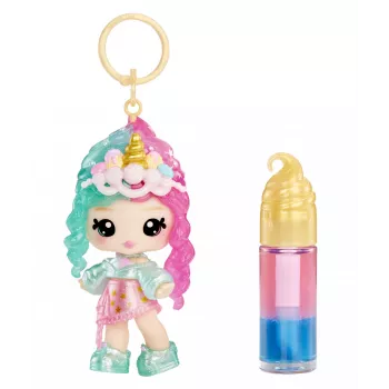 MGA Entertainment Yummiland Mystery Lip Gloss bábika - Phoebe Frappe