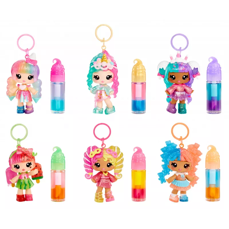 MGA Entertainment Yummiland Mystery Lip Gloss bábika - Phoebe Frappe