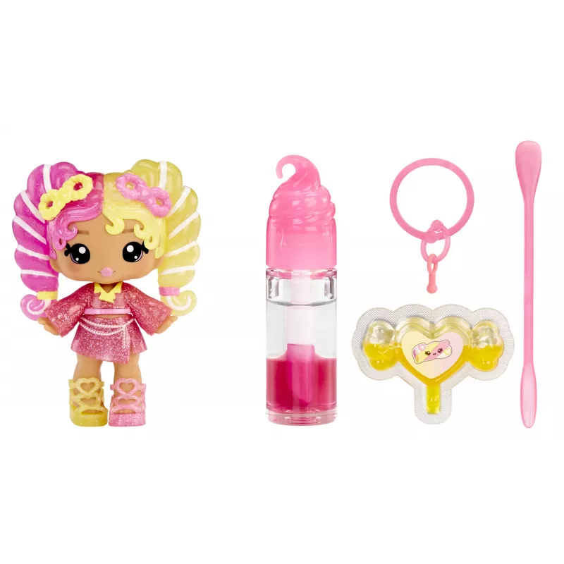 MGA Entertainment Yummiland Mystery Lip Gloss bábika - Mila Mallows