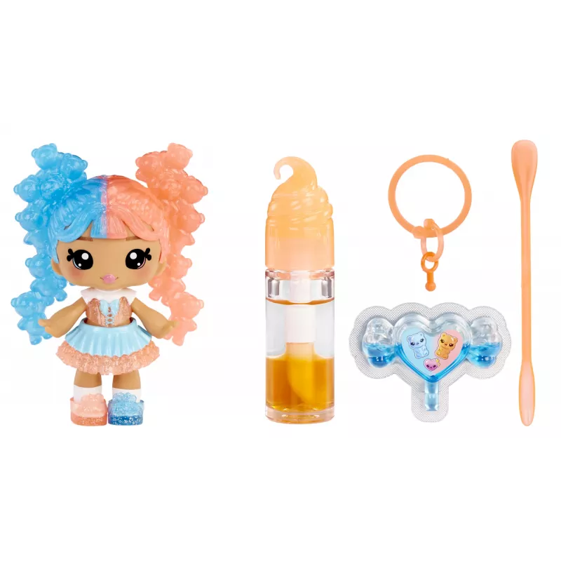MGA Entertainment Yummiland Mystery Lip Gloss bábika - Gwen Gummybear