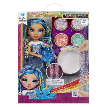 Rainbow High Rainbow Shimmers so Slime módna bábika - Skyler (modrá)