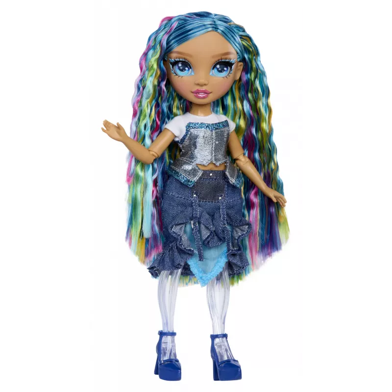 Rainbow High Rainbow Shimmers so Slime módna bábika - Skyler (modrá)