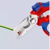 Knipex 95 05 20 SB kliešte nerezová oceľ plastová rukoväť modrá červená