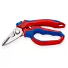Knipex 95 05 20 SB kliešte nerezová oceľ plastová rukoväť modrá červená