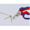 Knipex 95 05 20 SB kliešte nerezová oceľ plastová rukoväť modrá červená