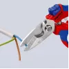Knipex 95 05 20 SB kliešte nerezová oceľ plastová rukoväť modrá červená