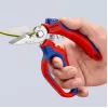 Knipex 95 05 20 SB kliešte nerezová oceľ plastová rukoväť modrá červená