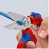 Knipex 95 05 20 SB kliešte nerezová oceľ plastová rukoväť modrá červená