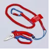 Knipex 95 05 20 SB kliešte nerezová oceľ plastová rukoväť modrá červená