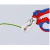 Knipex 95 05 20 SB kliešte nerezová oceľ plastová rukoväť modrá červená