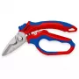Knipex 95 05 20 SB kliešte nerezová oceľ plastová rukoväť modrá červená