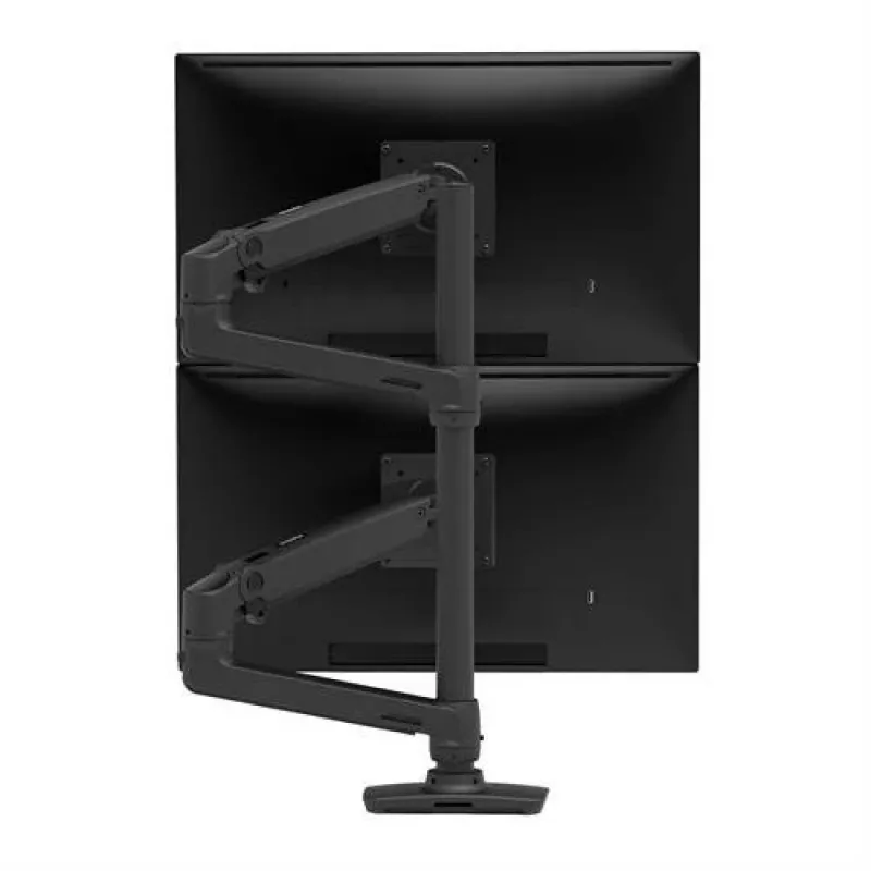 ERGOTRON LX Dual-Stacking-Arm, vysoká tyč (matná čierna)