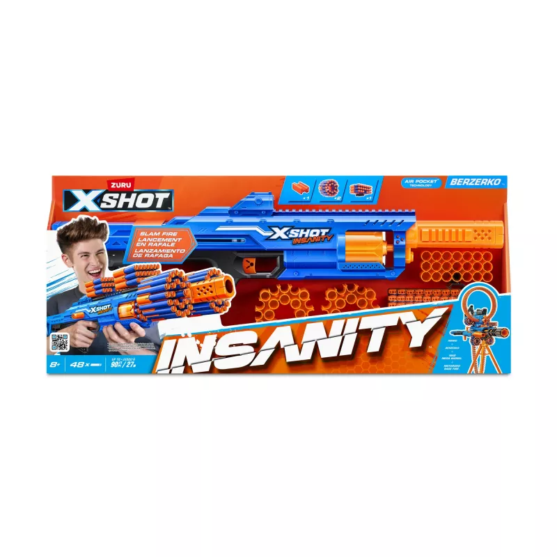 XSHOT Insanity Berzerko (48 šípok) ZURU