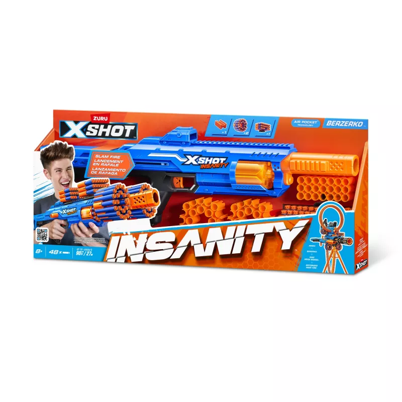 XSHOT Insanity Berzerko (48 šípok) ZURU