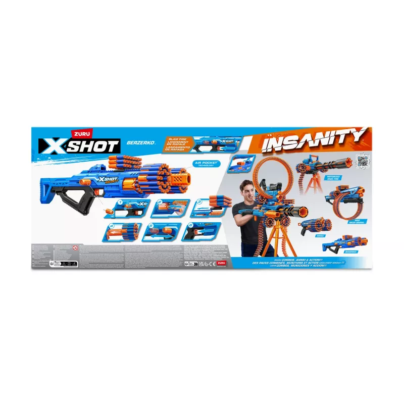 XSHOT Insanity Berzerko (48 šípok) ZURU