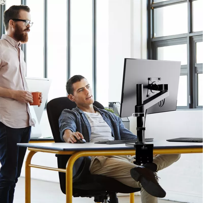 ERGOTRON NX rameno na monitor - matný čierny