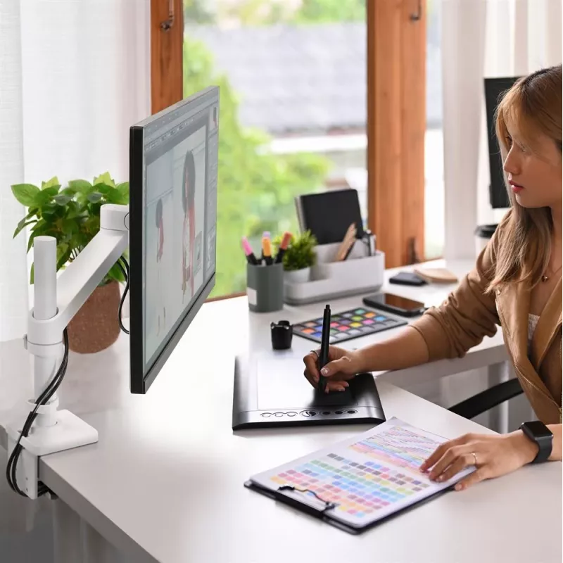 ERGOTRON NX rameno na monitor - biely