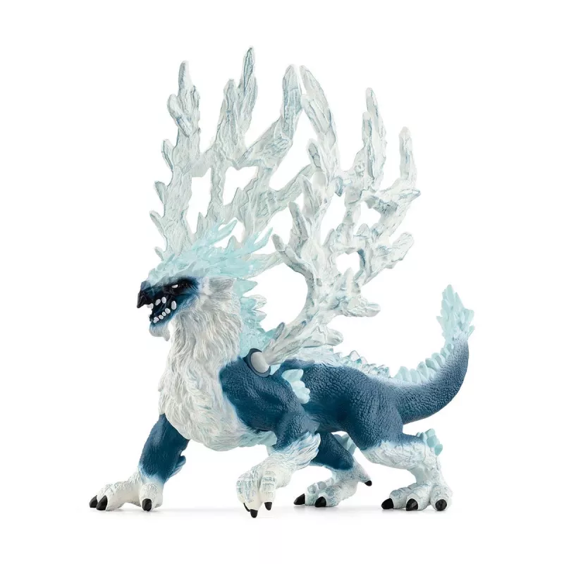 schleich ELDRADOR CREATURES Ice Dragon, 7 rokov, ľadový svet, monštrá a draci, modrá, biela, plast
