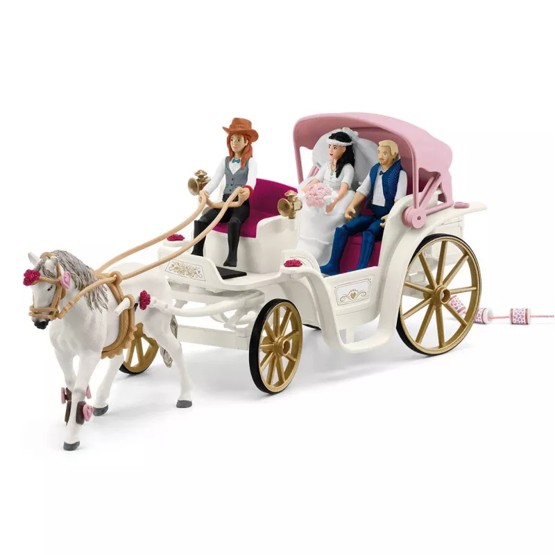 Svadobný koč Schleich HORSE CLUB 42641S viacfarebný