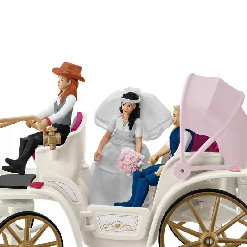 Svadobný koč Schleich HORSE CLUB 42641S viacfarebný