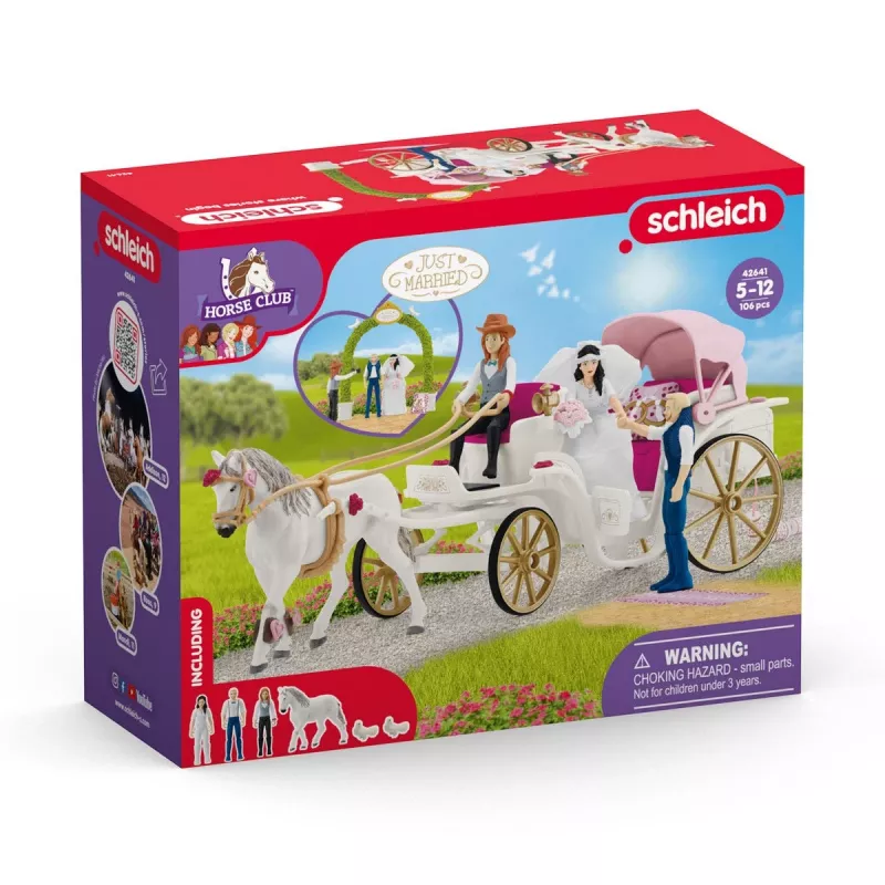Svadobný koč Schleich HORSE CLUB 42641S viacfarebný