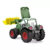 Traktor s prívesom Schleich FARM WORLD 42608 čierna zelená červená žltá