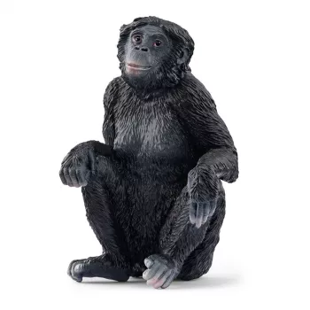 Figúrka Schleich WILD LIFE Bonobo samica 14875 čierna 3 roky