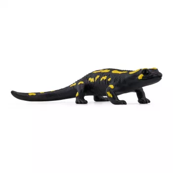 schleich WILD LIFE salamandra škvrnitá, 3 rok(y), les, divé zvieratá / dobrodružná hračka, čierna, žltá, plast