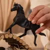 schleich HORSE CLUB arabský žrebec, 5 rok(y), kone, čierna, sivá, biela, plast