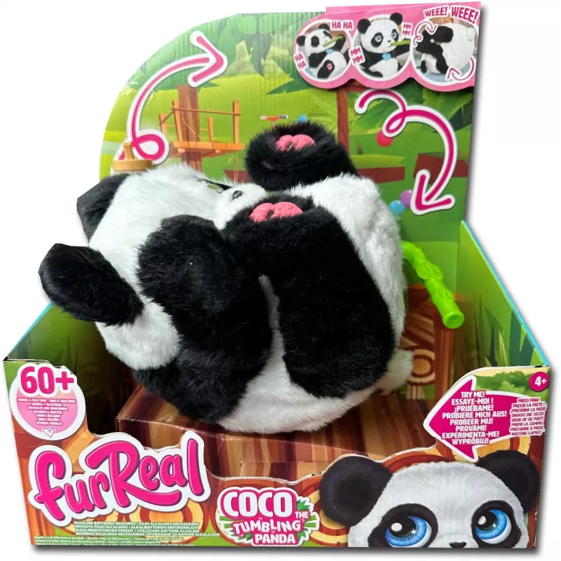 Just Play FurReal - Coco rolujúca panda, chlapec/dievča, 4 rok(y), so zvukom