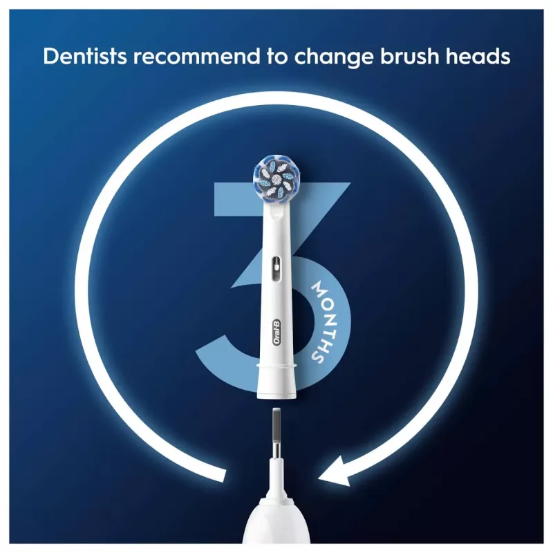 Hlavice zubných kefiek Oral-B Sensitive Clean 12 ks biela